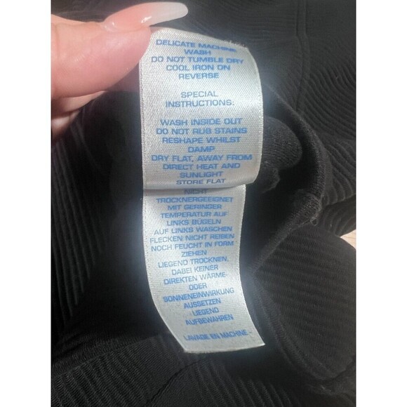 Boden Trinity Jersey Sheath Dress Womens Size 6L Black Midi Workwear Business - Picture 6 of 8